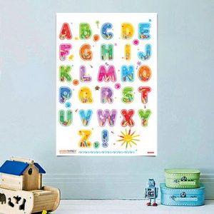 Poster Belajar alfabet tipe 05