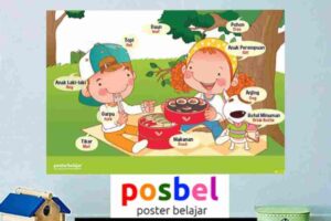 Jual Poster Pendidikan Simple, WA/HP: 0812-8490-8806, Desain keren, bisa COD.